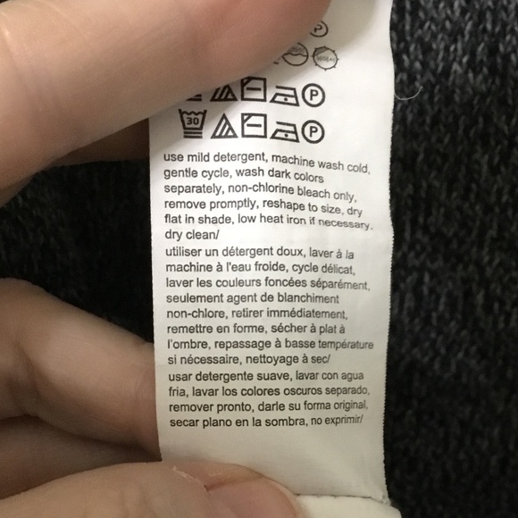 Calvin Klein Men's 1/4 Zip Sweater-Size XL in Dark Gray - Picture 9 of 10